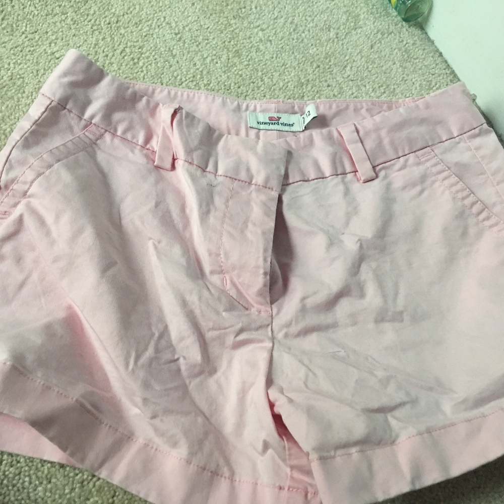 light pink shorts